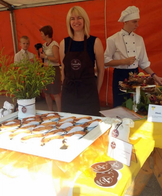 Cannelle Bakery in the Milk, Bread and Honey Festival in Jelgava
