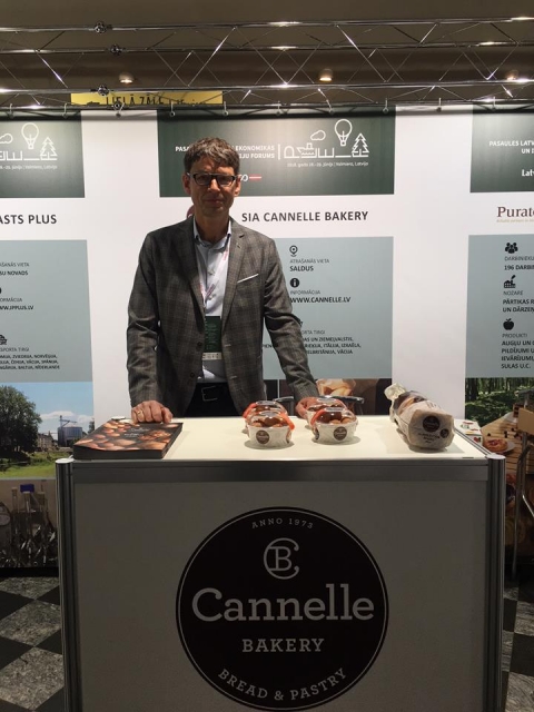 Cannelle Bakery at the World Latvian Economics and Innovations Forum 